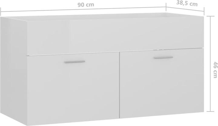 Image du produit VidaXL Armoire d'évier (90 x 38.5 x 46 cm)