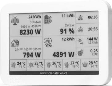 Produktbild Solar Station Solar Station 10" E-Ink-Display, Schnittstellen: WLAN