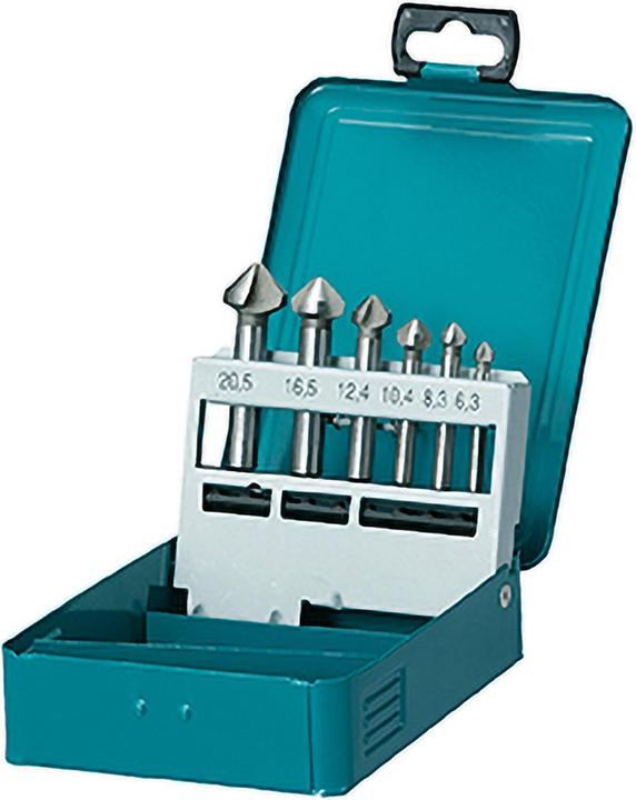 Produktbild Makita Senkerset 6tlg HSS (10.4 mm, 12.4 mm, 16.5 mm, 20.5 mm, 6.3 mm, 8.3 mm)