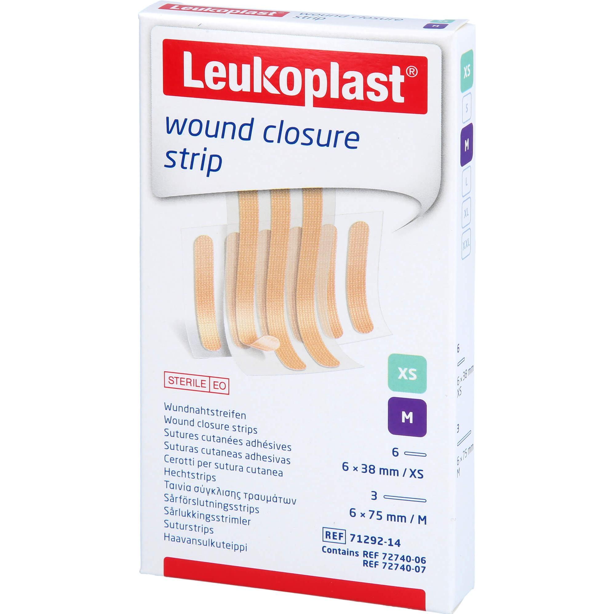 BSN, Pflaster, wound closure strip assortiert hautfarben (9 x)