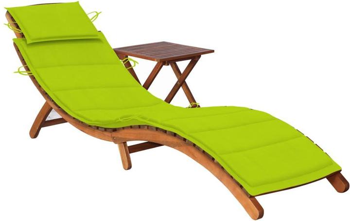 Immagine prodotto vidaXL Sonnenliege mit Tisch (184 cm)