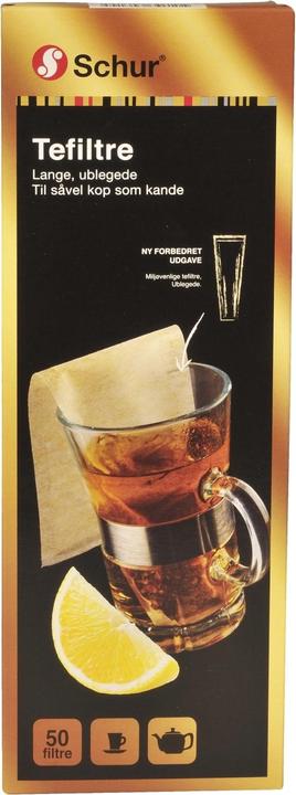 Produktbild BKI Tefilter Telia, lang, pakke a 50 stk.