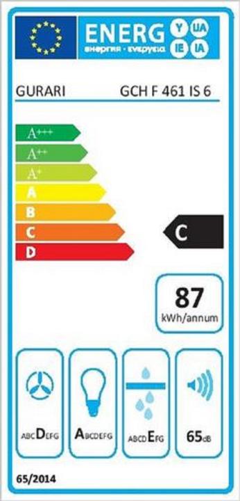 Energy Label Gurari GCH F 461 IS 6