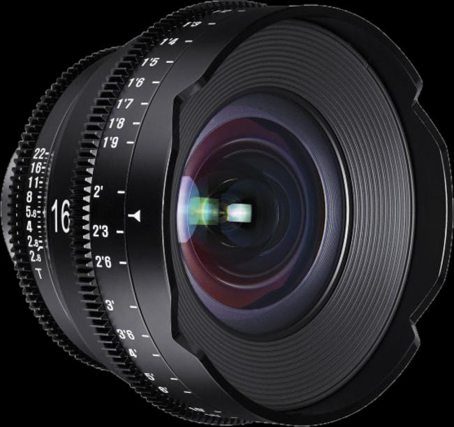 Produktbild Samyang XEEN 16mm T2.6 FF Cine Canon (Canon EF, Vollformat, APS-C / DX, Micro Four Thirds)