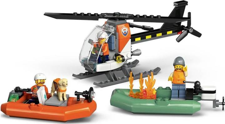 Image du produit LEGO Rettungsboot der Küstenwache mit Hubschrauber (60504, LEGO City)