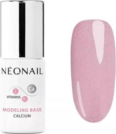 Neonail Base de modelage hybride Calcium Luminous Pink 7.2ml UV/LED (Rose lumineux, Base coat)