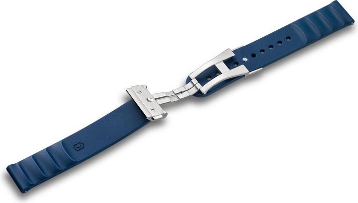Actual product image Victorinox Rubber Strap D2-DC Small (FKM), Blue (Rubber)