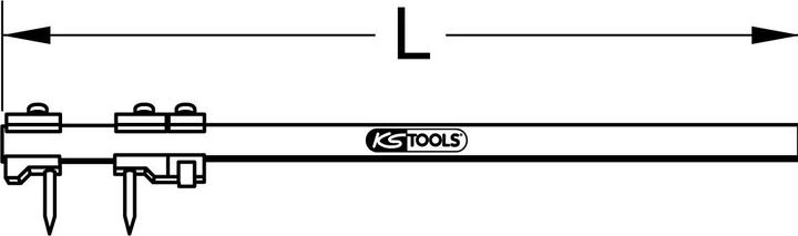 Actual product image KS Tools Precision Bar Compass