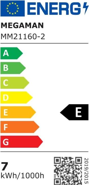 Label énergétique Megaman Lampe LED (E27, 810 lm, 5 x)