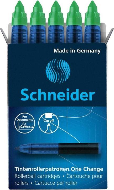 Image du produit Schneider Cartouche roller 0.6mm 4029G One Change vert 5 pièces (Vert, 0.60 mm, 5 pcs)