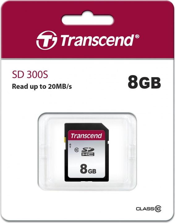 Produktbild Transcend SDC300S (8 GB, SDHC, U1, UHS-I)