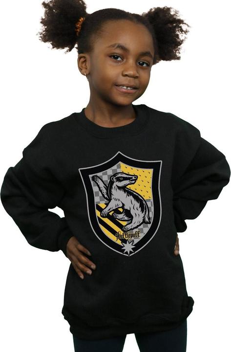 Produktbild Hufflepuff Crest Flat Sweatshirt Mädchen (140, 146)