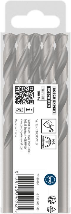 Image du produit Bosch Professional Zubehör Foret hélicoïdal PRO Metal HSS-G, 9,5 x 81 x 125 mm (9,5 mm)