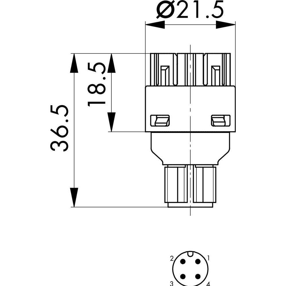Thumbnail - Schlegel Kontaktelement 2 Öffner tastend 1 St., Taster + Schalter
