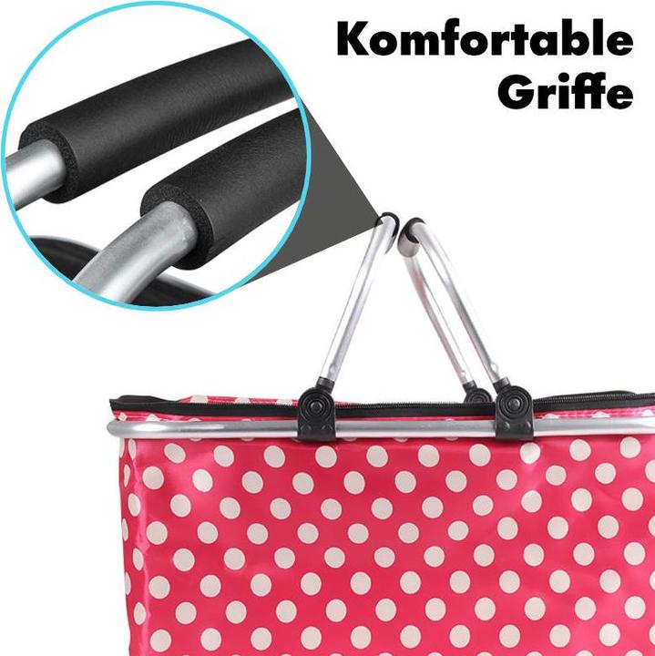 Produktbild Hermex Einkaufskorb Tragekorb Kühlkorb Carrybag Kühltasche Picknickkorb