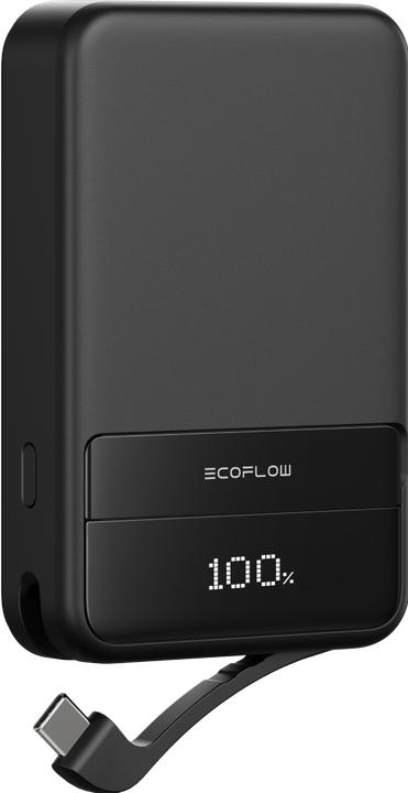Produktbild EcoFlow RAPID magnetische Powerbank, 5000mAh, (schwarz). (5000 mAh, 30 W, 18.50 Wh)
