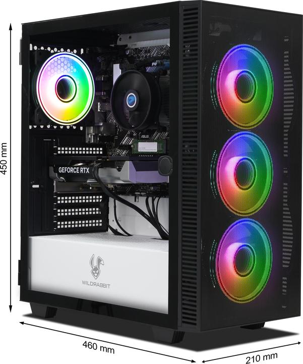 Image du produit Ankermann V3 (1000 Go, 16 Go, AMD Ryzen 5 5500, GeForce RTX 5060)