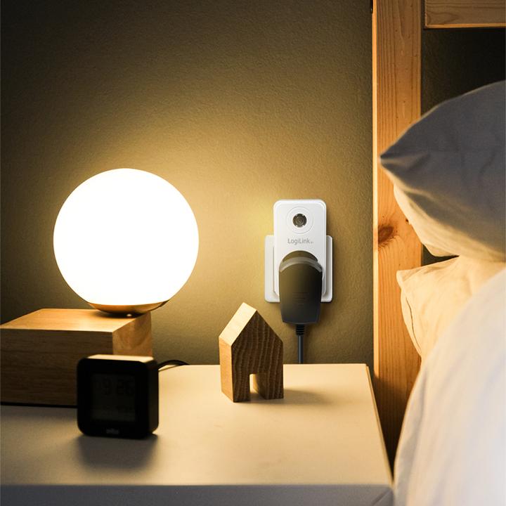 Produktbild LogiLink Adapterstecker mit Dämmerungssensor, weiss