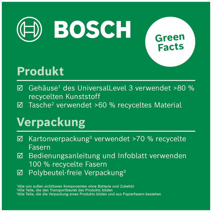 Image du produit Bosch Home & Garden UniversalLevel3 UNI (Laser à lignes croisées)