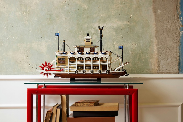 Actual product image LEGO Flussraddampfer (21356, LEGO Ideas, LEGO Rare Sets)