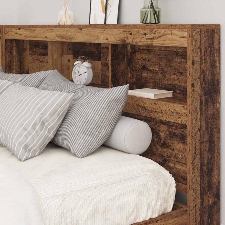 Actual product image vidaXL Headboard with bookshelf