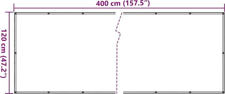 Image du produit vidaXL Sichtschutz (120 cm)