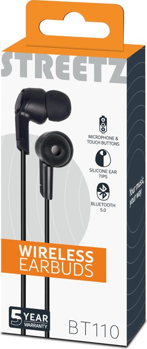 Actual product image Streetz BT110 (No noise cancellation, 3 h, Wireless)