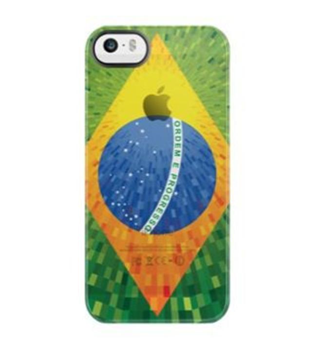 Image du produit Uncommon Deflector Case pour iPhone 5/5S/SE Brazil Tile Flag (Apple iPhone 5, Apple iPhone 5s)