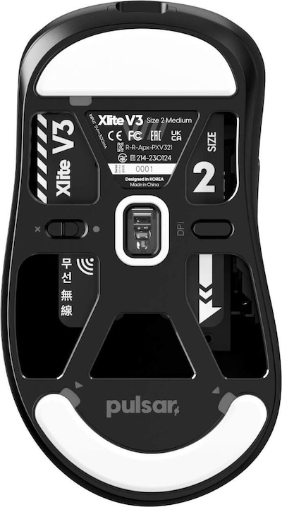 Actual product image Pulsar Gaming Gears Xlite V3 - Muis (Wireless, Cable)