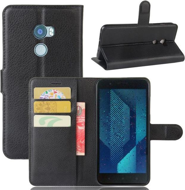 Actual product image MU Classic Litchi Leather Bookcover Series (HTC One X10)