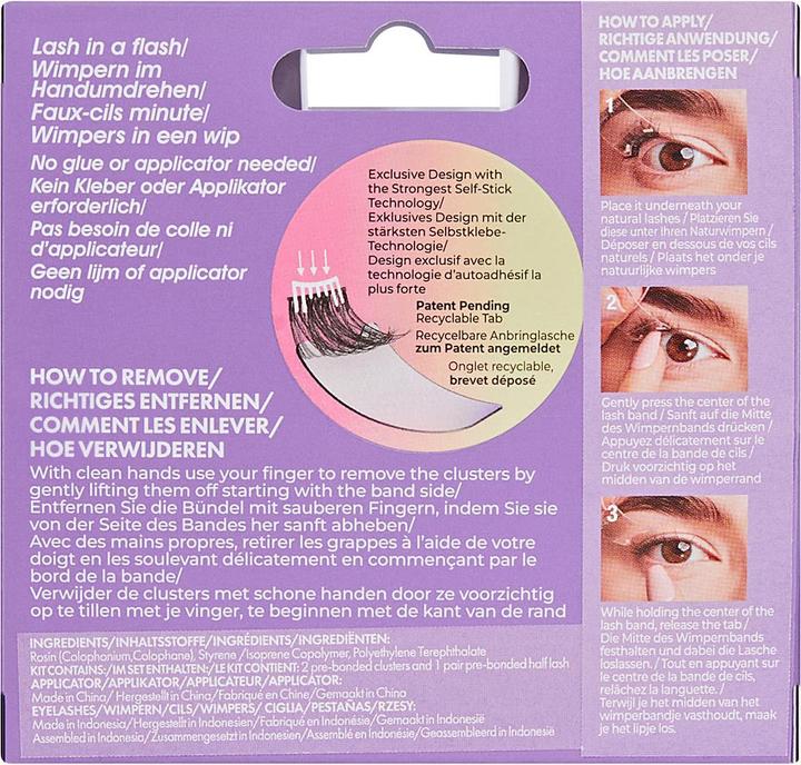 Actual product image KISS Impress Press On Falsies 02 False Eyelashes (Artificial eyelashes)