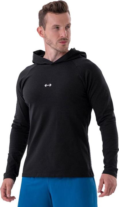Image du produit Nebbia T-shirt à manches longues avec une capuche 330 noir (XL)