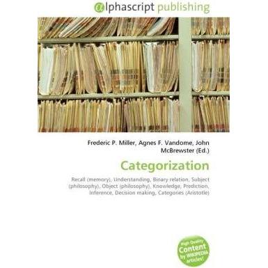 Categorization, Fachbücher