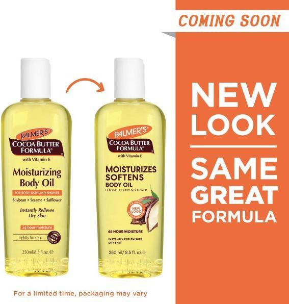 Actual product image Palmer's Moisturizing Body Oil (Body oil, 250 ml)