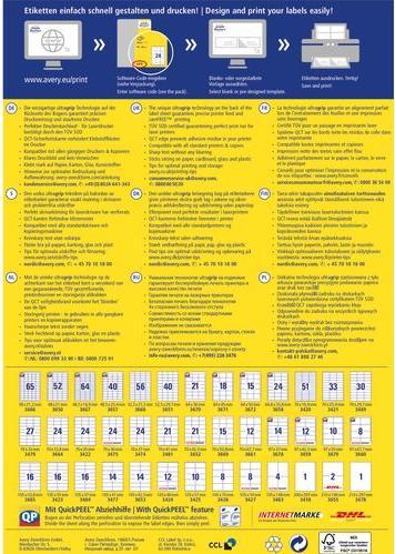 Productafbeelding Avery Universele etiketten