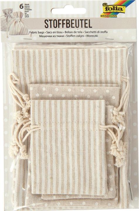 Folia sac en tissu (Pochette cadeau, 6 x)