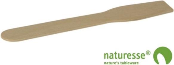Naturesse Cucchiaio gelato 96 mm in legno di betulla biodegradabile, 100 pezzi/pz. (100 x)