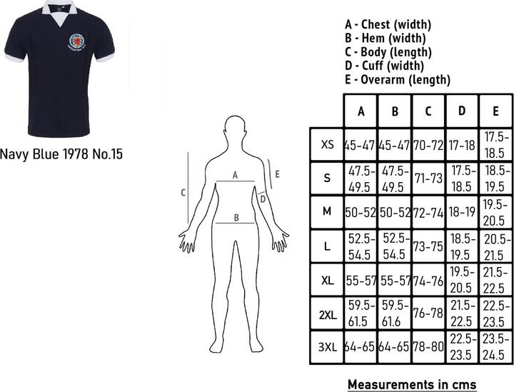 Produktbild Scottish FA 1978 TShirt Mit Kragen (S)