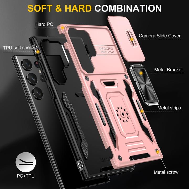Produktbild Amazon Hülle für Samsung Galaxy S24 Ultra 5G Schutz Handy Case Cover Kamera Etui Bumper (Samsung Galaxy S24 Ultra)