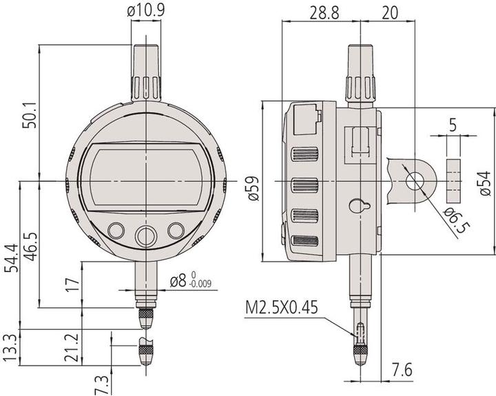 Immagine prodotto Mitutoyo Indicatore a quadrante ID-C 543-394B