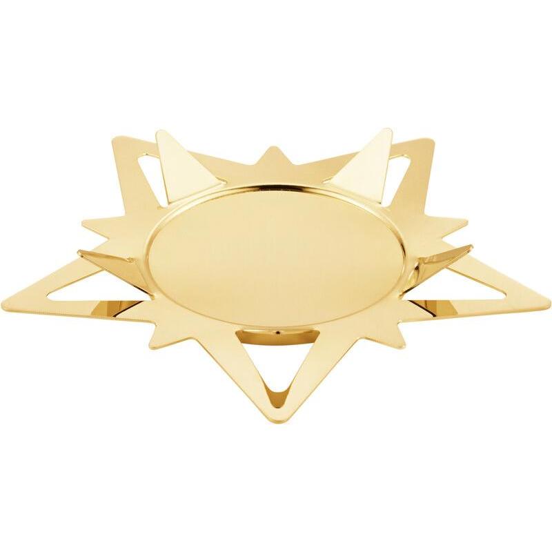 Georg Jensen, Kerzenständer, Kerzenhalter für Blockkerzen "Stern"