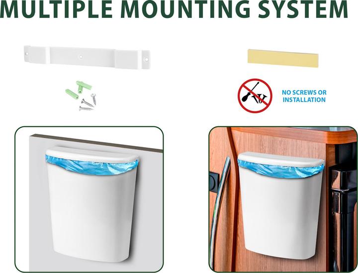 Produktbild Brunner 7427021N ABFALLBEHÄLTER PILLAR, Weiss