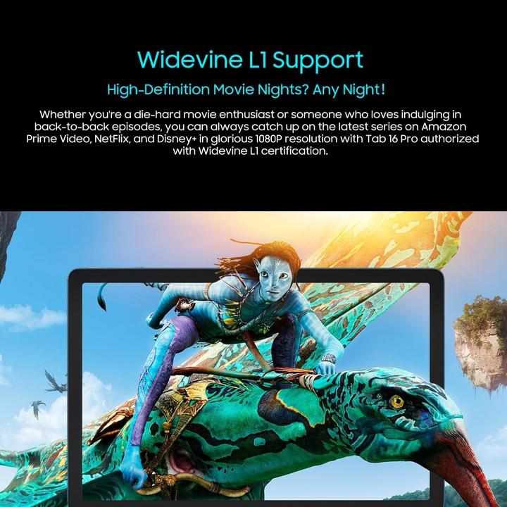 Produktbild Blackview Tab 16 Pro (4G, 11", 256 GB, Grau)