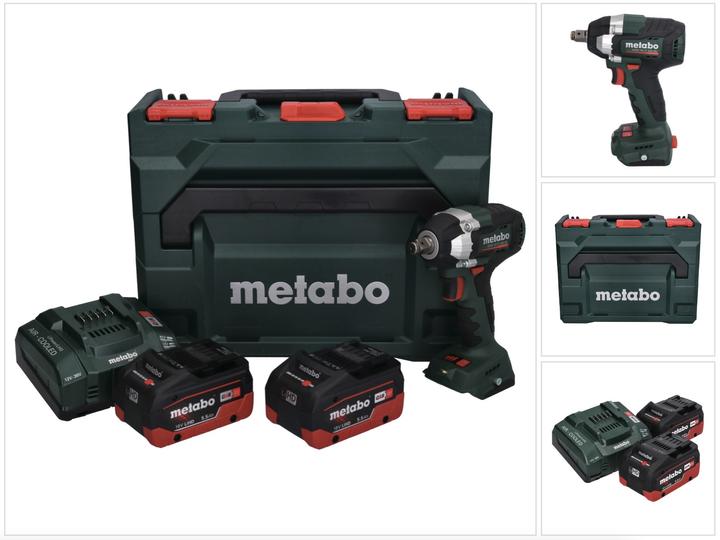 Immagine prodotto Metabo SSW 18 LT 300 BL Avvitatore a impulsi a batteria 18 V 300 Nm Brushless + 2x batteria 5,5 Ah + (Batteria ricaricabile)