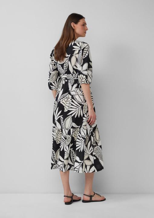 Actual product image S.Oliver Kleid Maxikleid aus Baumwolle mit Binde-Details (44)