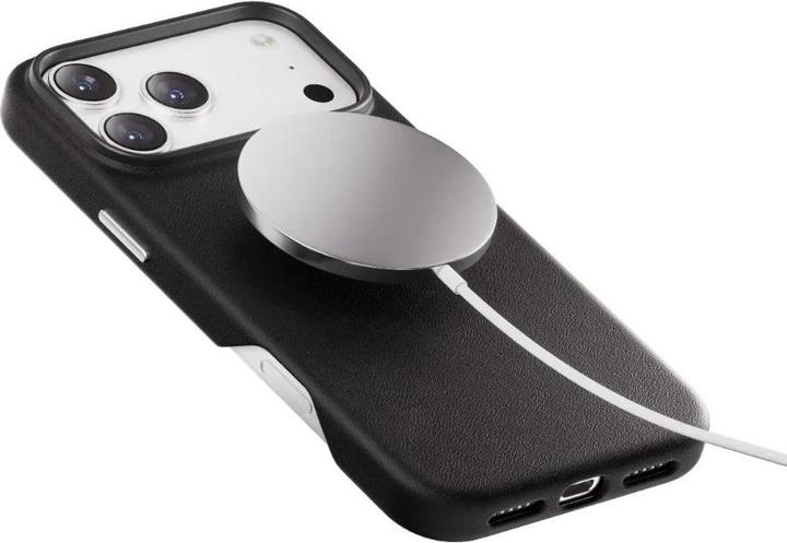 Produktbild Levelo Vertex PU Kunstleder Kartenfach Hülle Apple iPhone 17 Pro Max - Schwarz (Apple iPhone 17 Pro Max)