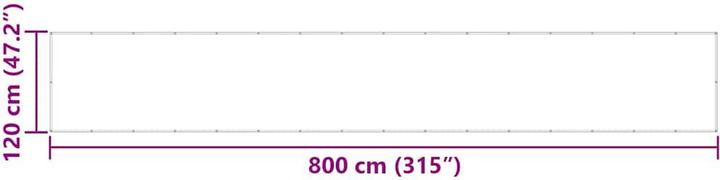 Image du produit vidaXL Balkon Sichtschutz (800 cm)