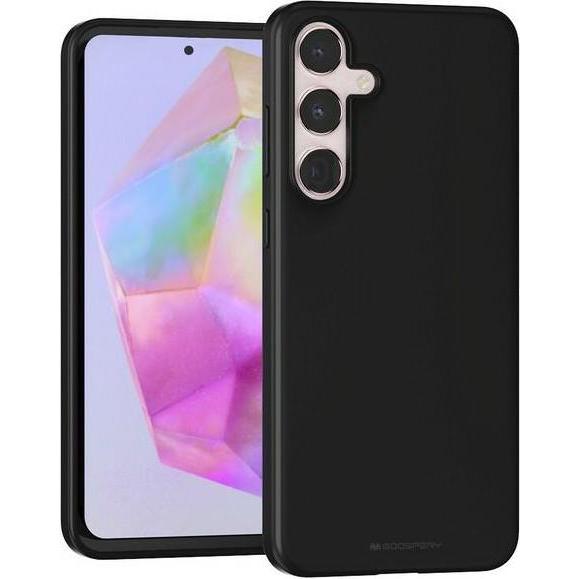 Mercury Custodia morbida Jelly per Samsung Galaxy A35 5G nero (Samsung Galaxy A35), Cover smartphone, Nero