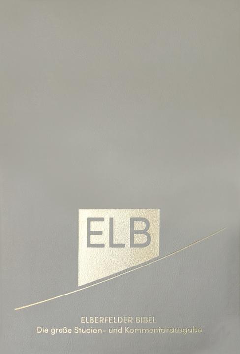 Elberfelder Bibel. Die grosse Studien- und Kommentarausgabe Leder mit Goldschnitt (Deutsch, 2025)