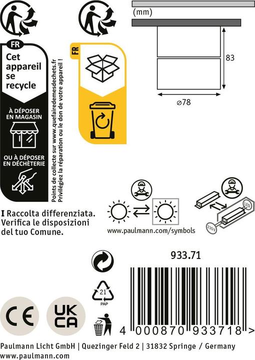 Produktbild Paulmann Spircle Set (550 lm)